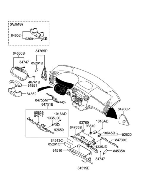 G T Y Genuine Hyundai Trim Assembly Luggage Side Lh