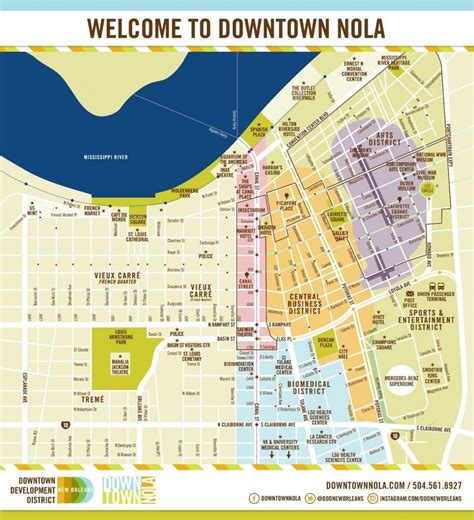 A Downloadable Map Of Downtown New Orleans; Conference Hotel Is within ...