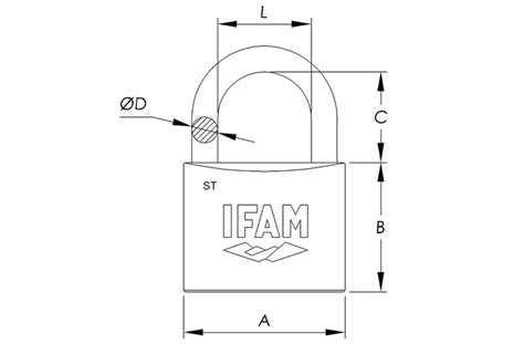 Cadenas Ifam Noir Steelus Cles Thoumyre Fr