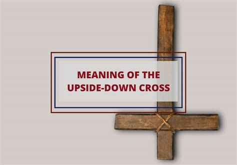 What Does an Upside Down Cross (Inverted) Really Mean? - Symbol Sage