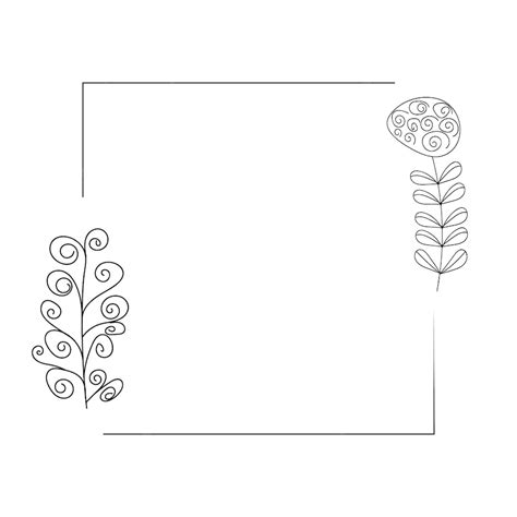 Premium Vector Botanical Flowers Frame Vector Illustration Frames Circles