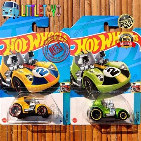 Merah Hijau Hot Wheels Tooned Twin Mill Red Green Blue Yellow Original Racing Mobil Race Track