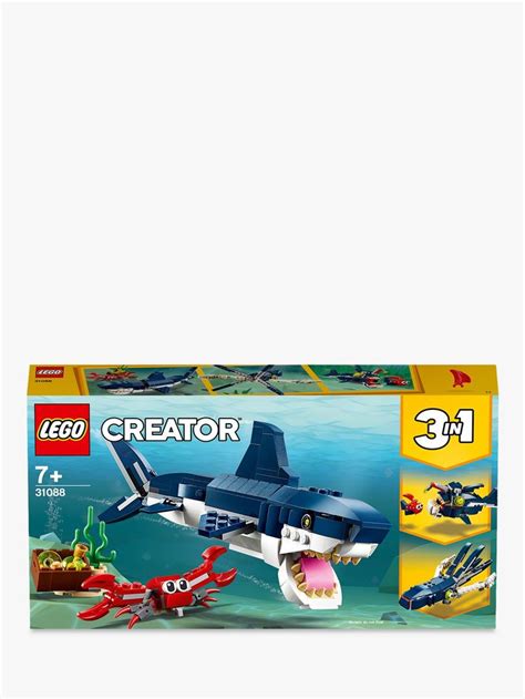 LEGO Creator 3-in-1 31088 Deep Sea Creatures | Deep sea creatures, Sea ...