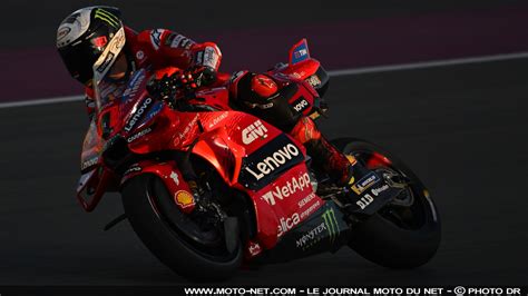 Tests Bagnaia Et Ducati Maintiennent La Cadence Aux Tests Du Qatar