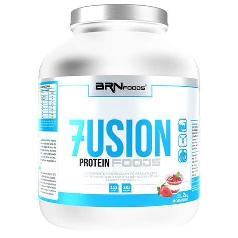 Whey Protein Fusion Foods Kg Brn Foods Massa Muscular Magazine Luiza