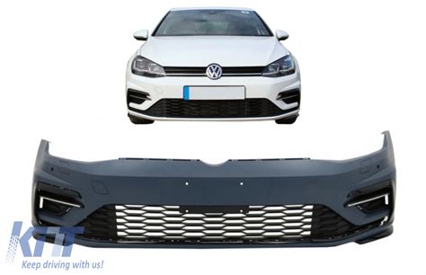 Front Bumper Suitable For VW Golf 7 5 2017 2020 R Line Design