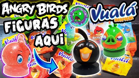 UNBOXING VUALA SORPRESA ANGRY BIRDS FIGURAS SALEN EN ESTOS LOTES