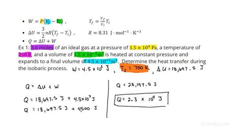 Pressure Versus Temperature Diagram For Isobaric Process Iso