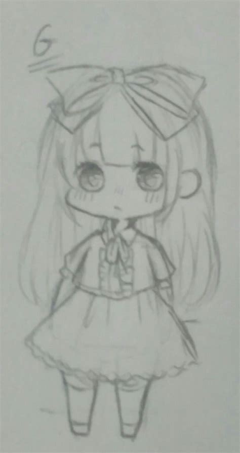 Anime Girl Chibi V Tranh Anime