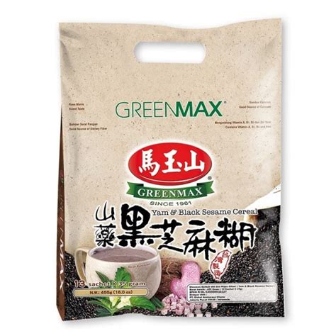 Jual GREENMAX YAM BLACK SESAME CEREAL Jakarta Utara GAUnutri