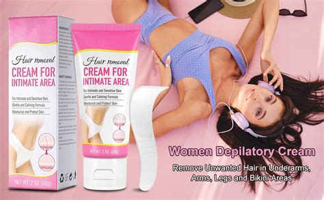 Women Depilatory Cream 60g Private Hair Removal Cream Remove Unwanted Hair In Underarms