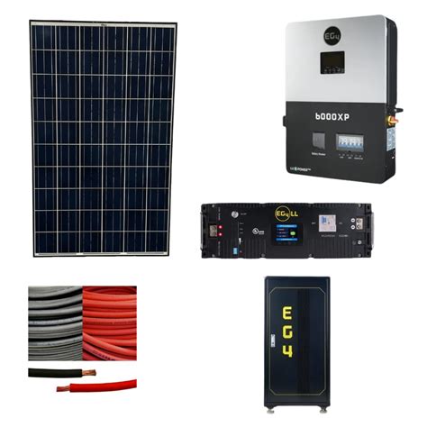 Eg4 12kw 10kw Solar W Eg4 Ll S 20 48kw Battery Kit Santan Solar