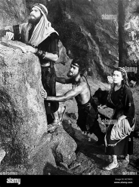 The Ten Commandments From Left Charlton Heston John Derek Yvonne