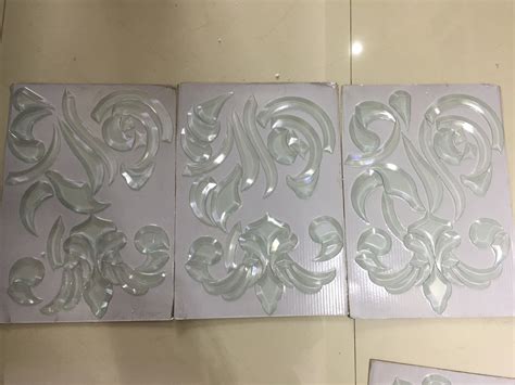 Cm Ceramic Beveled Glass Clusters Stained Glass Pieces Mm Oem