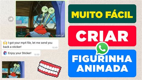 Como Criar Figurinhas Animadas Mais F Cil Pelo Whatsapp De