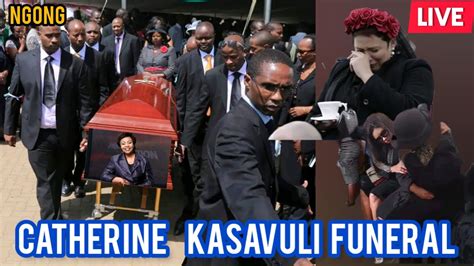 Catherine Kasavili Funeral Emotional Runs High Catherine Kasavuli