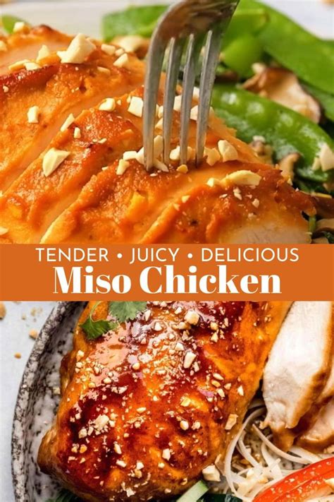 The Best Miso Chicken In 2024 Miso Chicken Chicken Breast Recipes Chicken Recipes