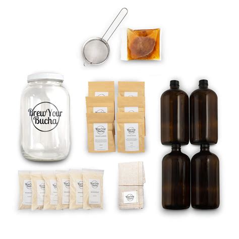 Mua Brew Your Bucha Kombucha Homebrew Gallon Starter Kit With Premium