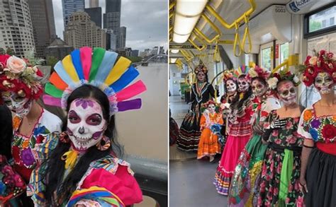 Celebran Día de muertos en Australia Irlanda Qatar y muchos países