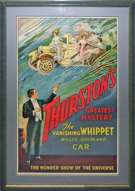 Framed Thurston Vanishing Whippet Poster