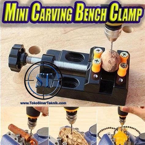 Jual Catok Ragum Clamp Klem Holder Meja Mini Bench Vice Flat Table Vise