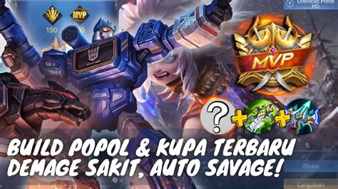 Gameplay Popol Kupa Build Terbaru Season Cara Main Popol Kupa