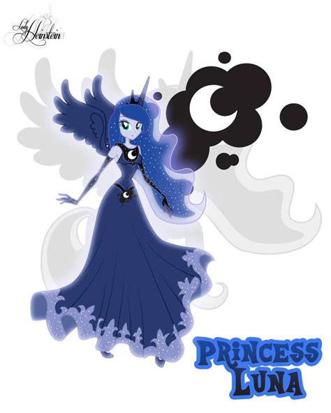 Princess Luna Human Form By Ladyheinstein On Deviantart My Little