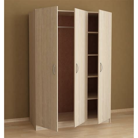 Dulap cu 3 Usi Sani Karin / Stejar Sonoma 120x50x185 cm - eMAG.ro