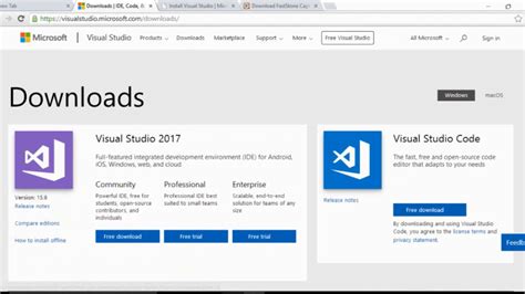 How To Download And Install Visual Studio 2017 On Windows 10