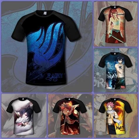 Fairy Tail T Shirt 6 Designs B Fairy Tail T Shirt Fairy Tail