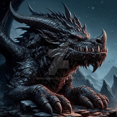 Adamatine Dragon by Gamma-Mage on DeviantArt