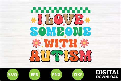 I Love Someone With Autism Autism Awar Graphic By SVG Zone Creative