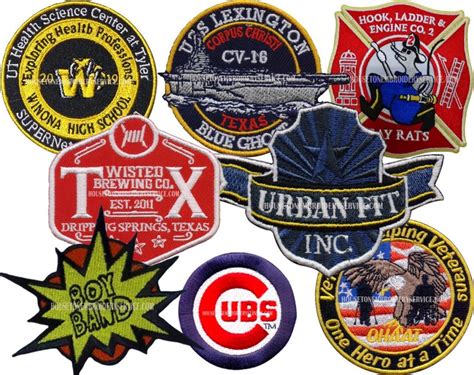 Custom Embroidered Patches No Minimum Order Quantity