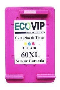 CARTUCHO DE TINTA COMPATÍVEL HP 60XL 60 PRETO CC641WB C4680 C4780