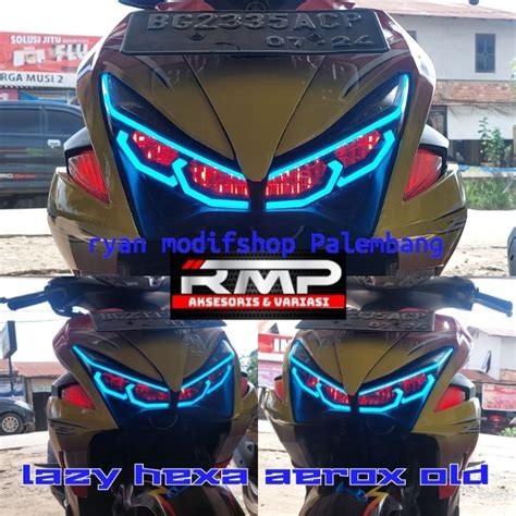 Jual LAZY HEXA AEROX OLD LAMPU ALIS LAZY HEXAGON AEROX OLD Lazy Eye