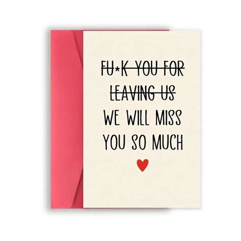 1pc Funny Retirement Card For Men Crude Colleague Farewell T