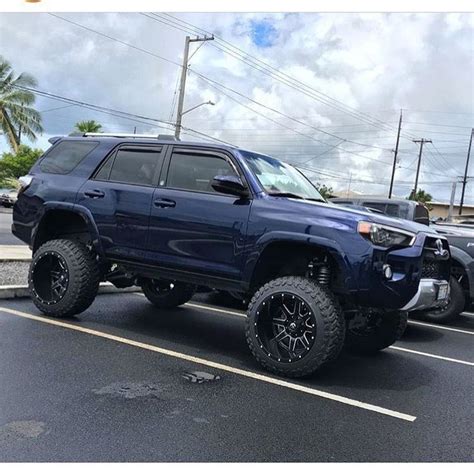 Blue Toyota 4Runner TRD SUV