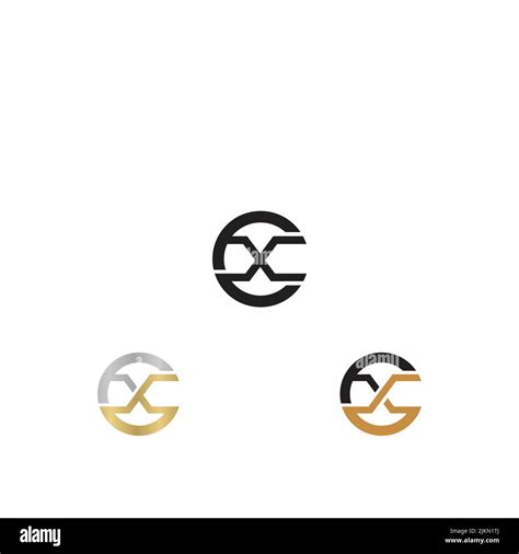 Alphabet Initials Logo Xc Cx X And C Stock Vector Image And Art Alamy