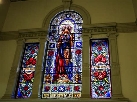 Restoration Of Historic Stained Glass At Sydneys Town Hall