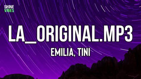 Emilia TINI La Original Mp3 Letra Lyrics Pero Cuando Se Apaga La