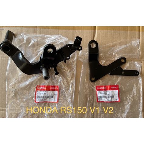 Front Footrest Bracket Step Bar Depan Original Honda For Rs150 V1 V2