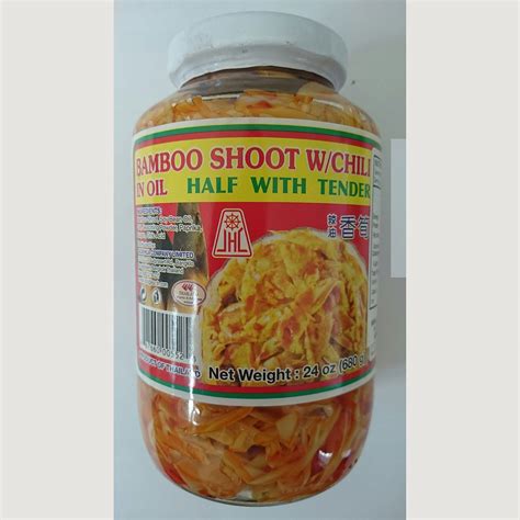 JHC Bamboo Shoot W Chilli Oil 680g 12 Wah Lien