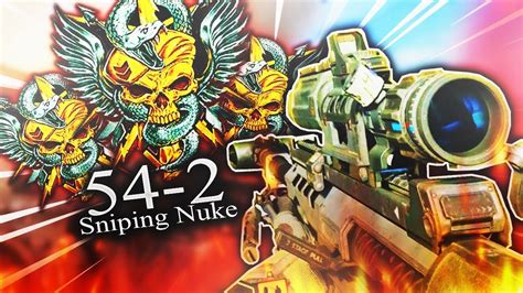 Insane Sniping Nuclear Bo Youtube