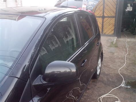 Ветровики на двери — Nissan Note (1G), 1,6 л, 2008 года | тюнинг | DRIVE2