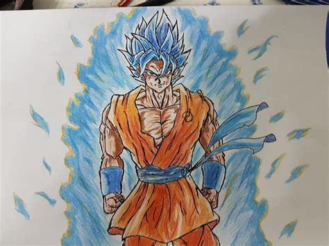 [fanart] Super Saiyan blue Goku. : r/dbz