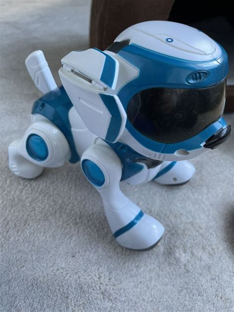 Teksta Robot Dog With Ball Bone Mini Puppy Soft Dog House And Toy Dog