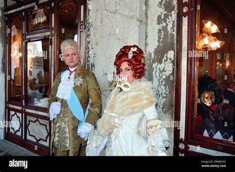 Venise Italie 3 février 2024 Carnaval de Venise Le thème de cette