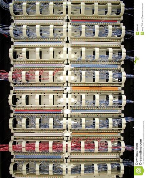 Telephone Punch Down Block Wiring