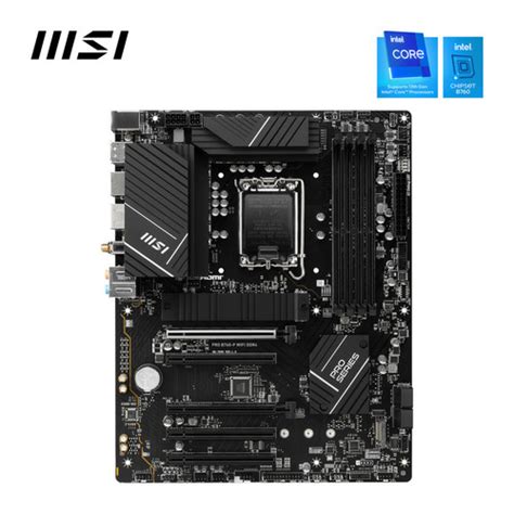 Msi Pro B760 P Wifi Ddr4 Carte Mère Intel Rue Du Commerce