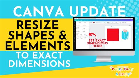 Canva Update How To Resize Shape To Exact Dimensions No More Dragging